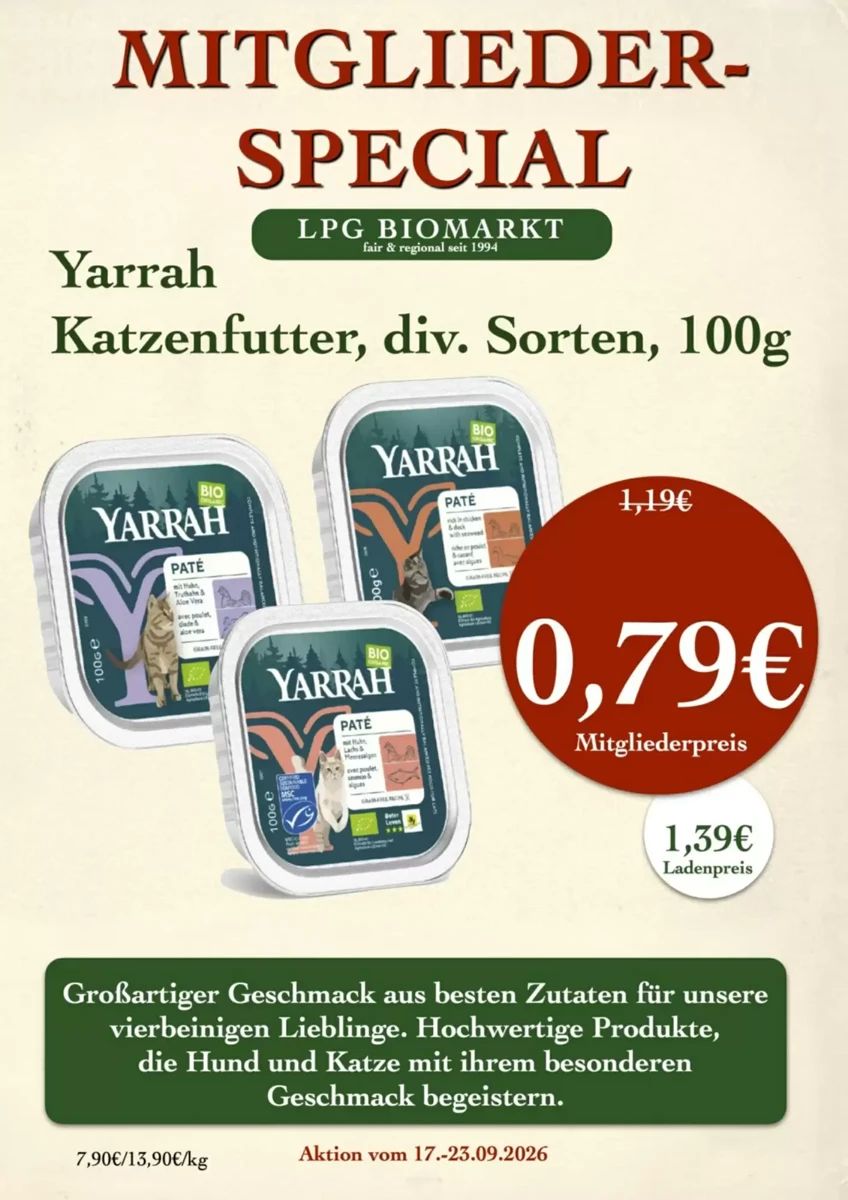 Prospekt LPG Biomarkt, Seite 21 von 23