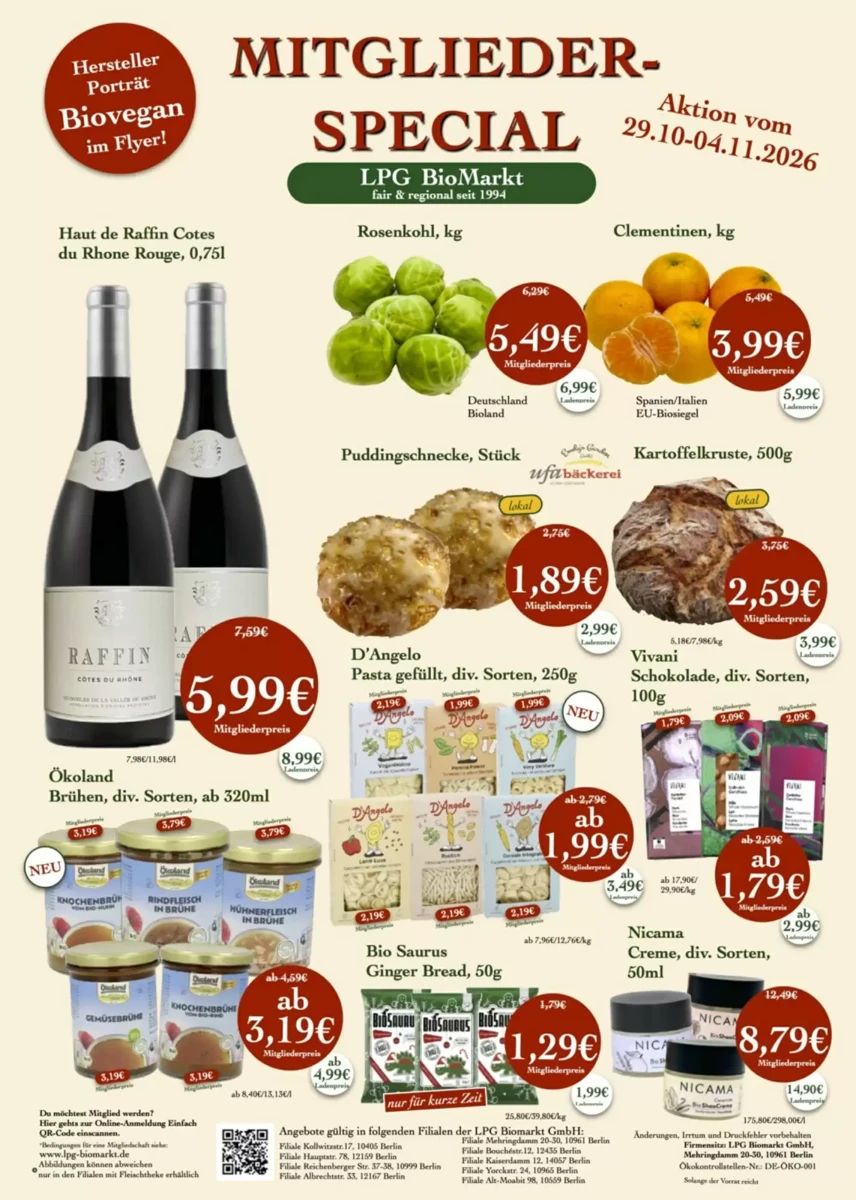 Prospekt LPG Biomarkt, Seite 1 von 16