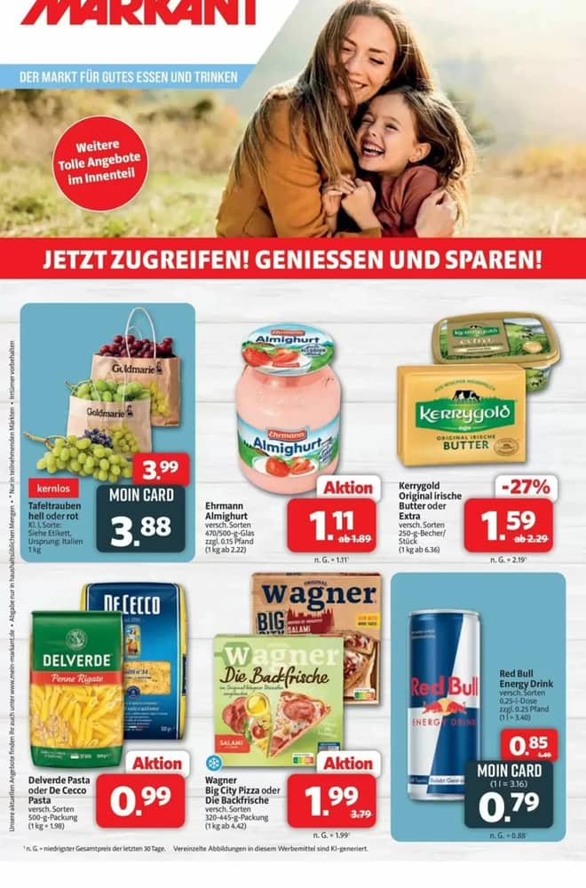 Titelseite des Prospekts von Markant, gültig 12–17 Oktober 2026