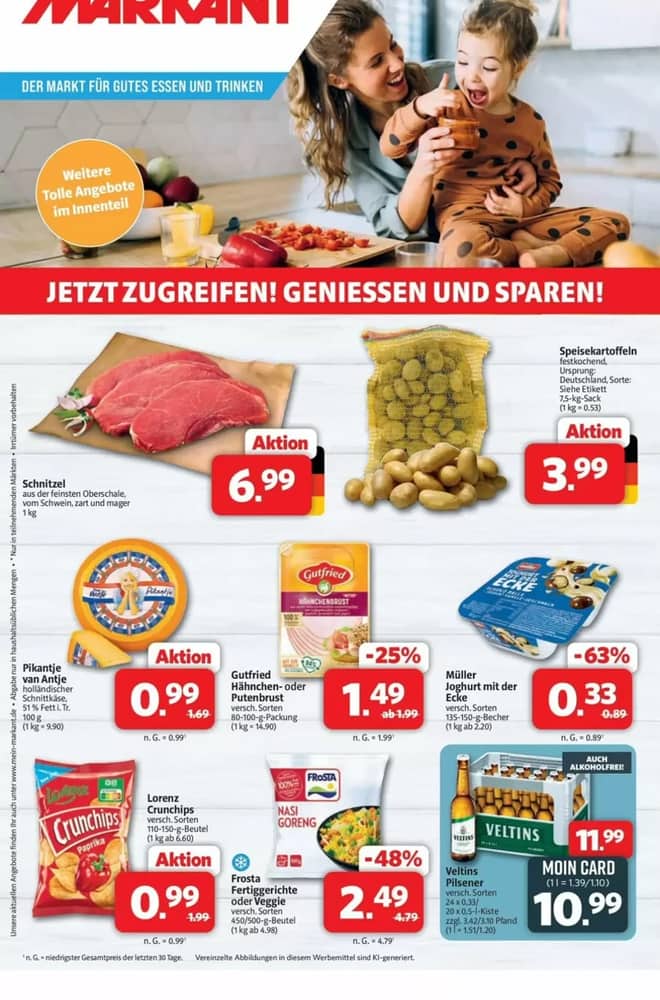 Titelseite des Prospekts von Markant, gültig 21–26 September 2026