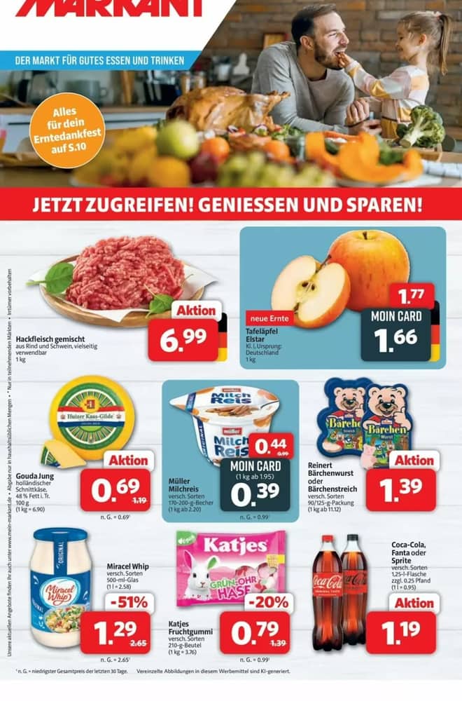 Titelseite des Prospekts von Markant, gültig 28. September 2026 – 2. Oktober 2026