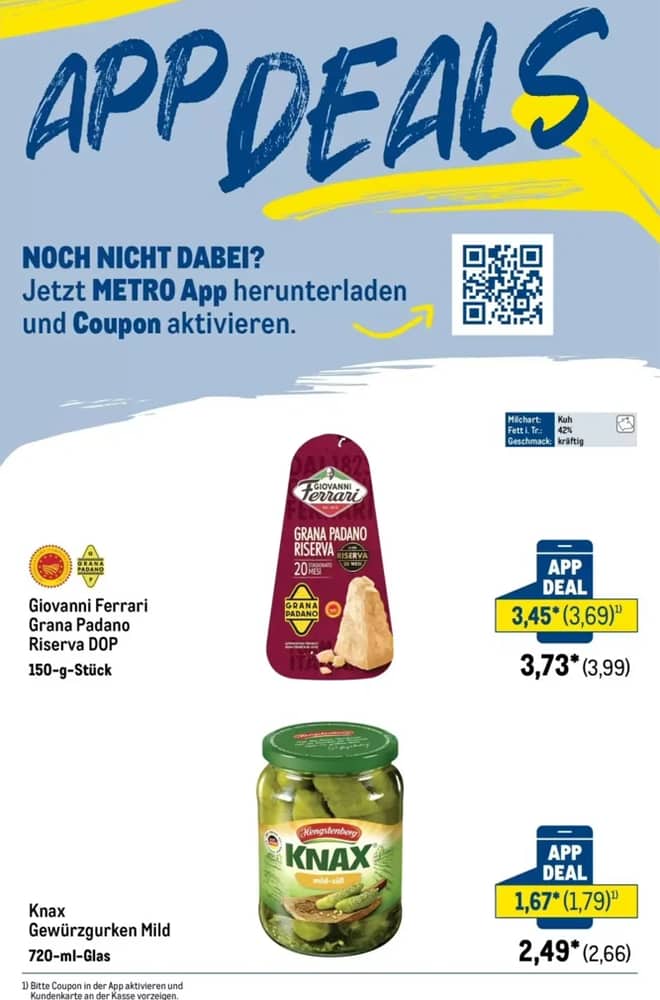 Titelseite des Prospekts von Metro, gültig 21–26 September 2026