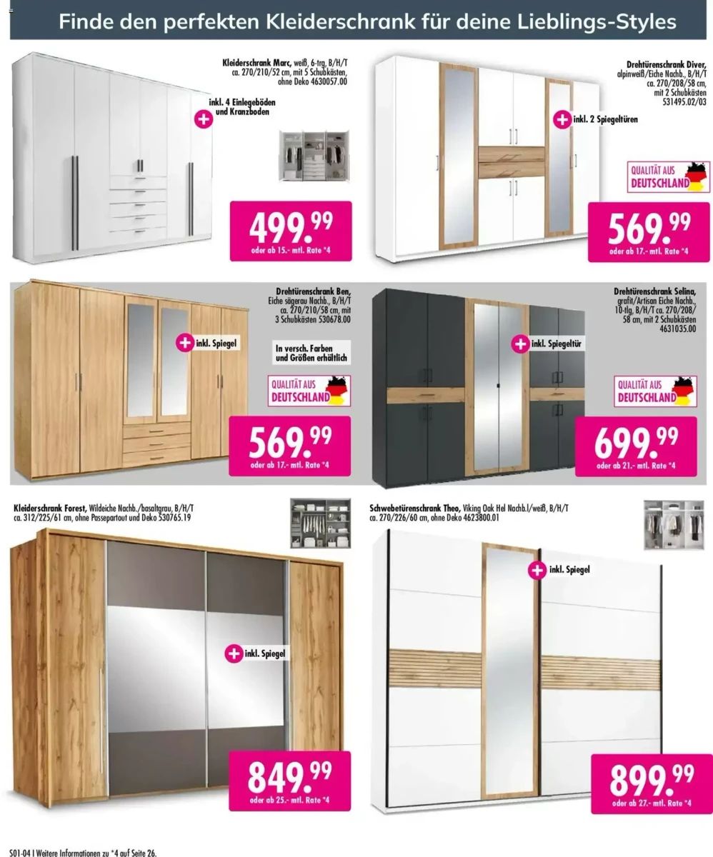 Prospekt Möbel Boss, Seite 4 von 26