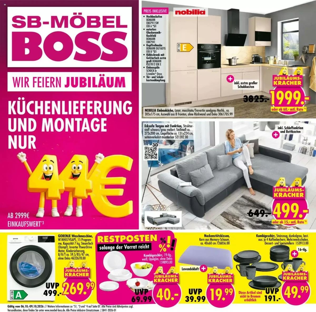 Prospekt Möbel Boss, Seite 1 von 12