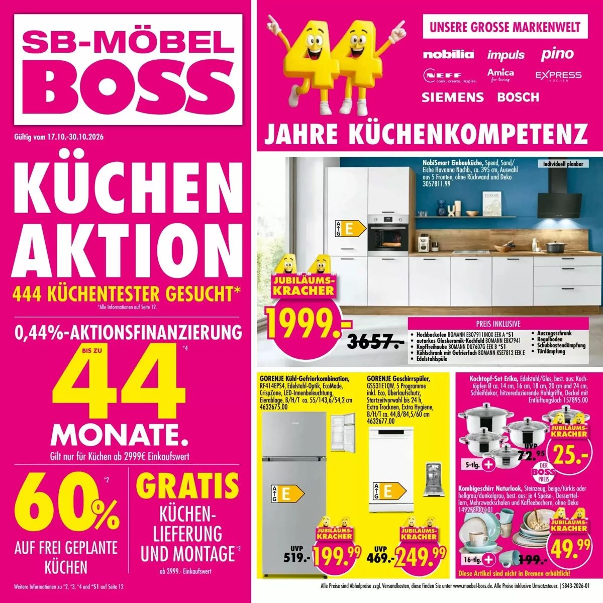 Prospekt Möbel Boss, Seite 1 von 12