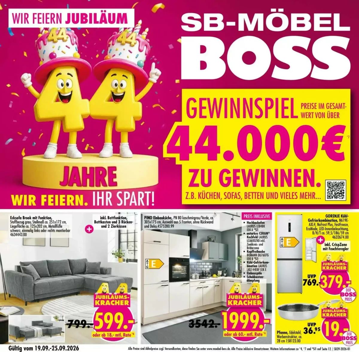Prospekt Möbel Boss, Seite 1 von 12