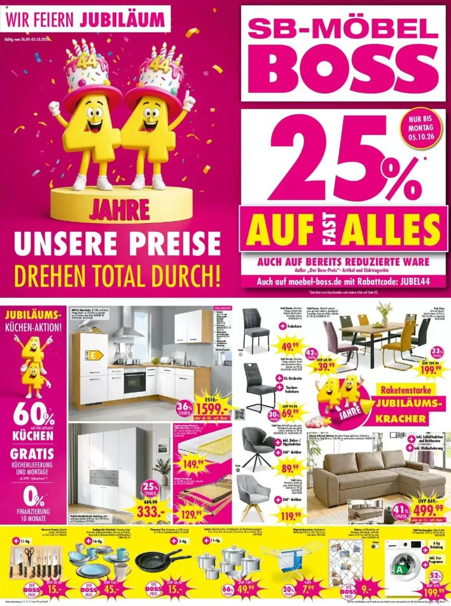Prospekt Möbel Boss, Seite 1 von 2