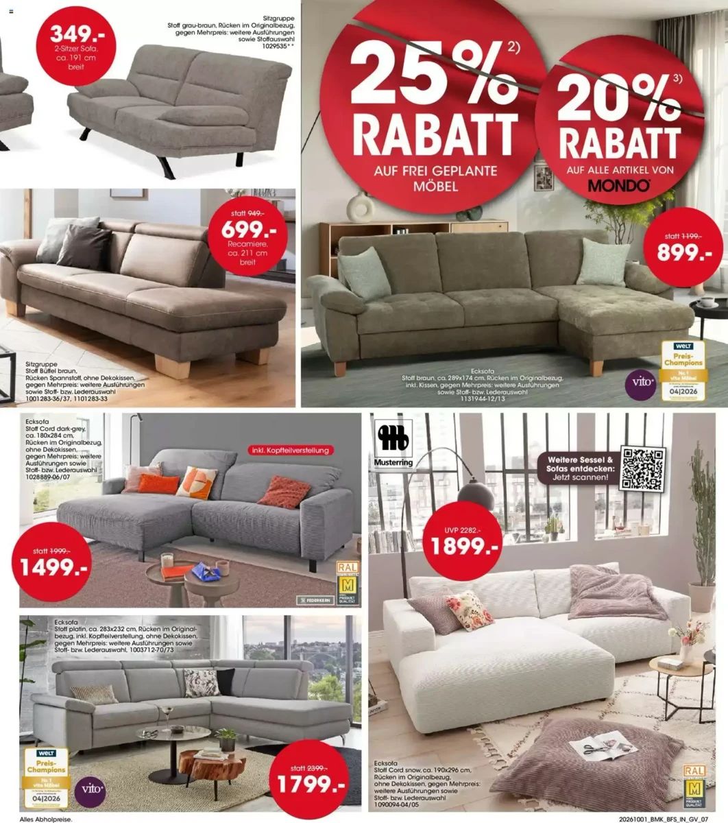 Prospekt Möbel Martin, Seite 7 von 24