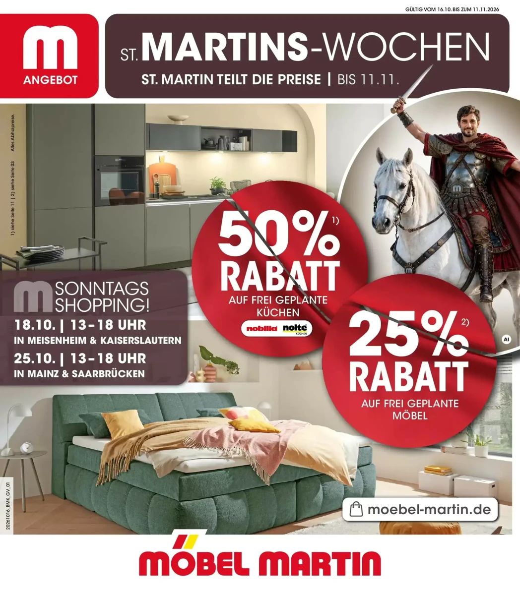 Prospekt Möbel Martin, Seite 1 von 12