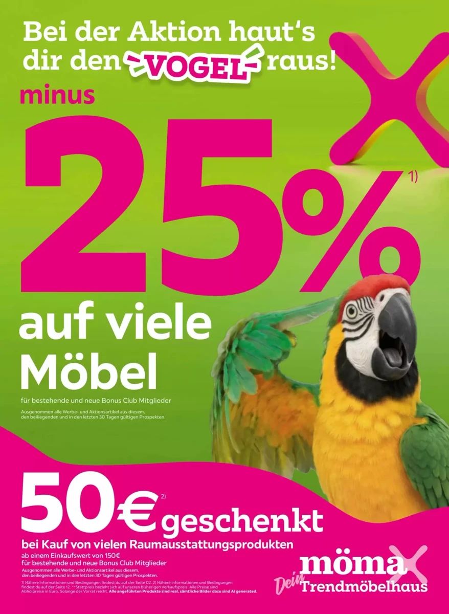 Prospekt Mömax, Seite 1 von 16