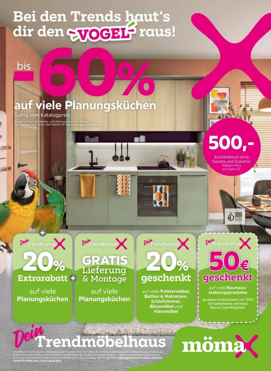Prospekt Mömax, Seite 1 von 16