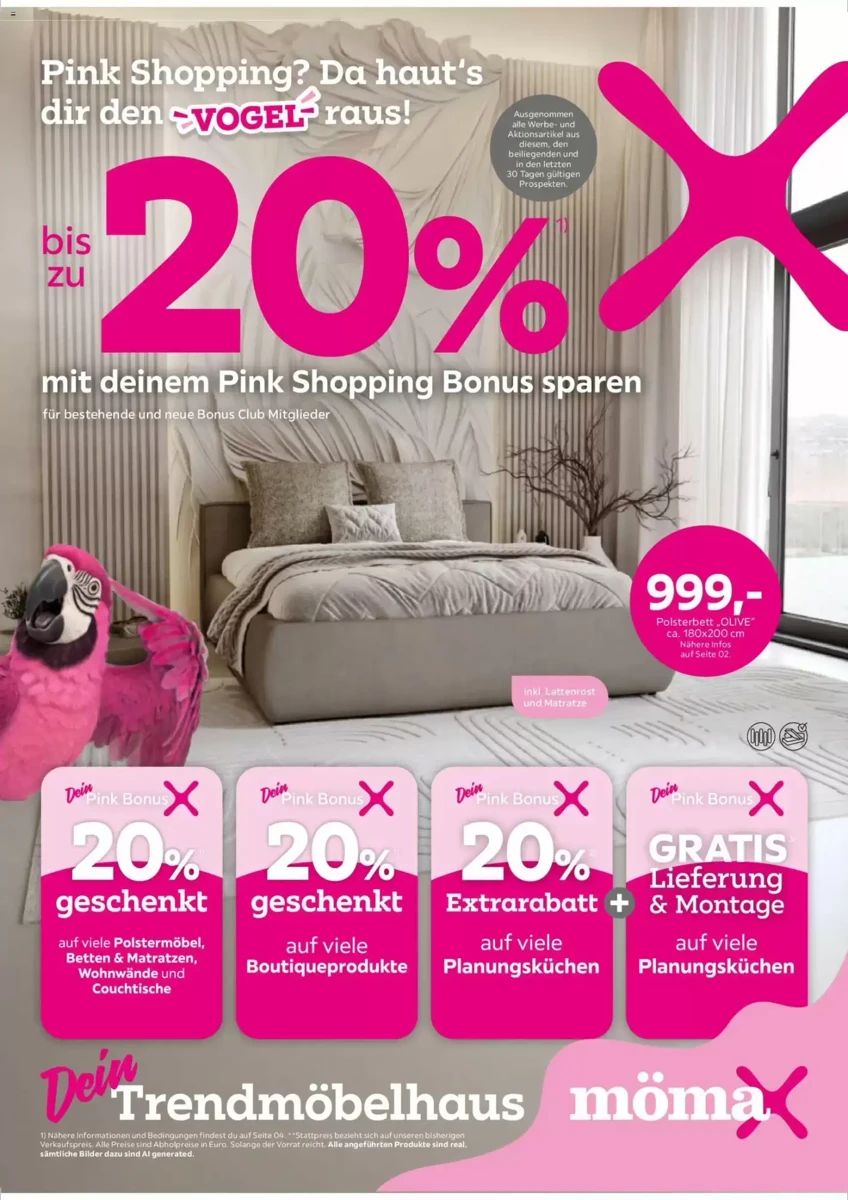 Prospekt Mömax, Seite 1 von 20