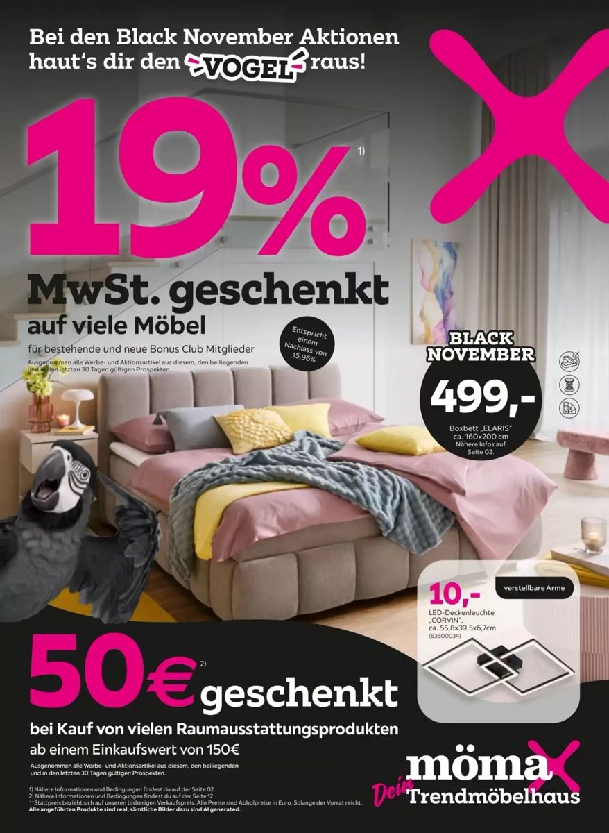 Prospekt Mömax, Seite 1 von 16