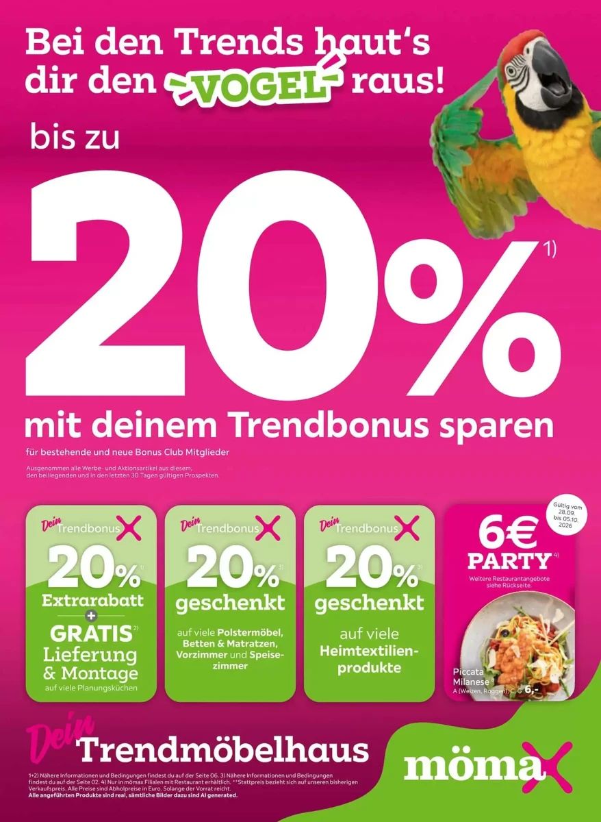 Prospekt Mömax, Seite 1 von 16