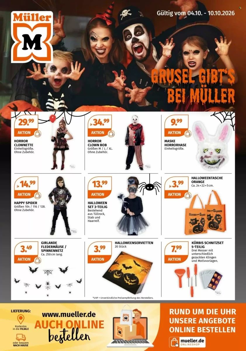 Prospekt Müller, Seite 1 von 4