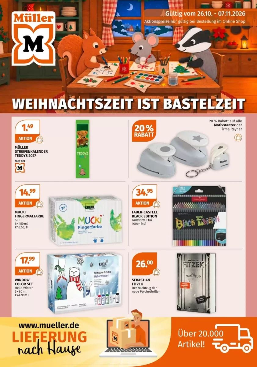 Prospekt Müller, Seite 1 von 4