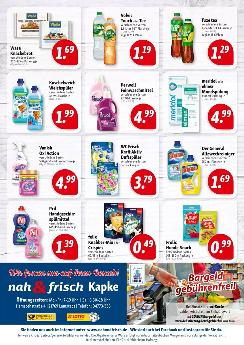 Prospekt Nah und Frisch, Seite 12 von 12