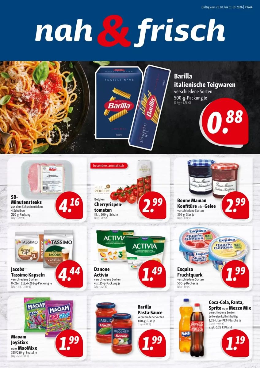 Prospekt Nah und Frisch, Seite 1 von 4