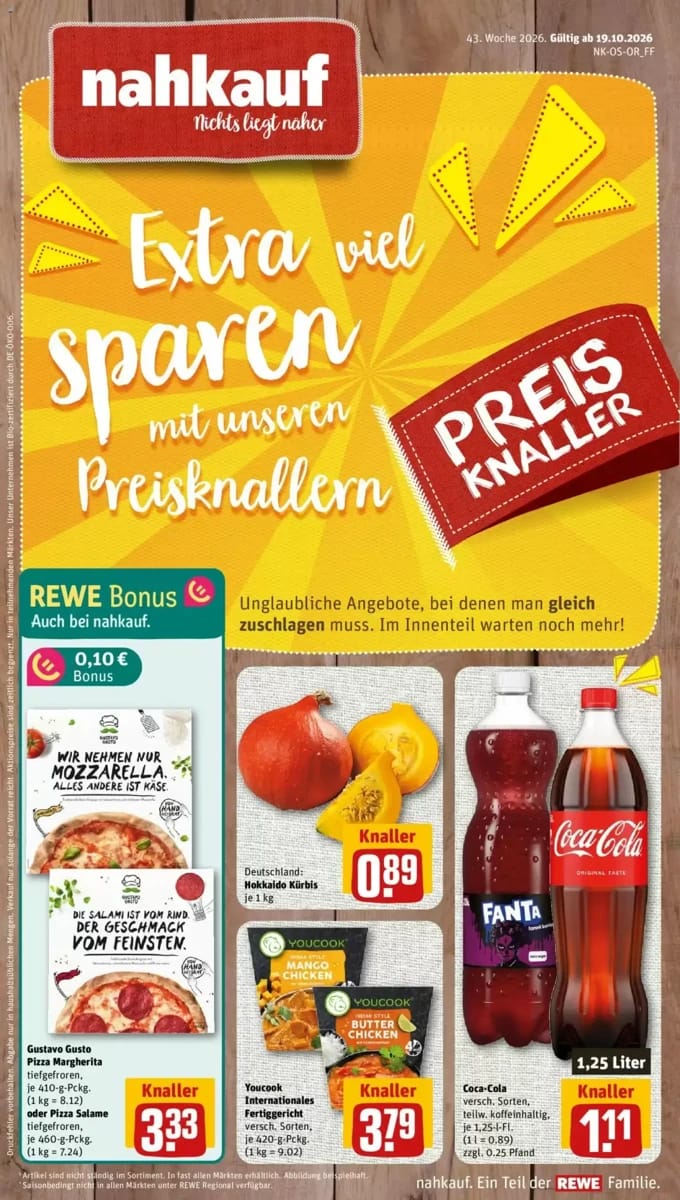 Prospekt Nahkauf, Seite 1 von 8