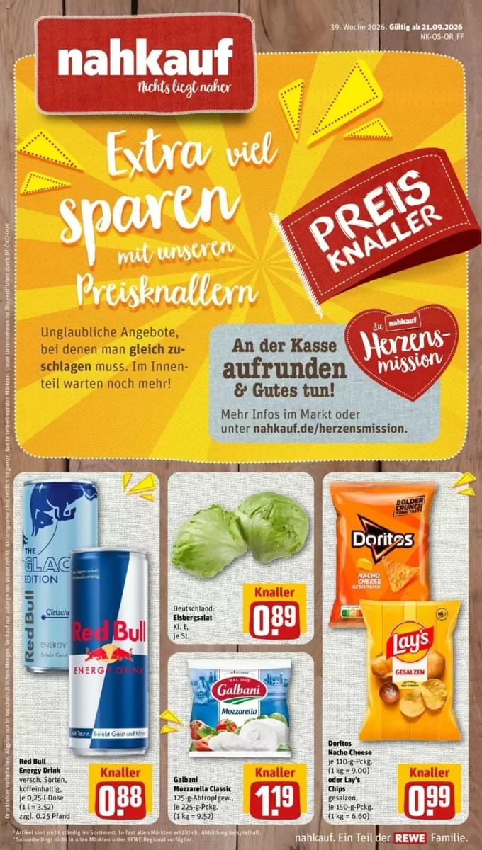 Prospekt Nahkauf, Seite 1 von 8
