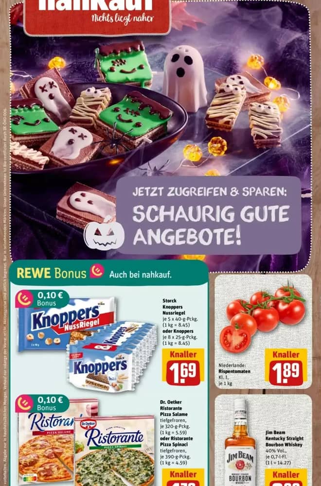 Titelseite des Prospekts von Nahkauf, gültig 26. Oktober 2026 – 1. November 2026