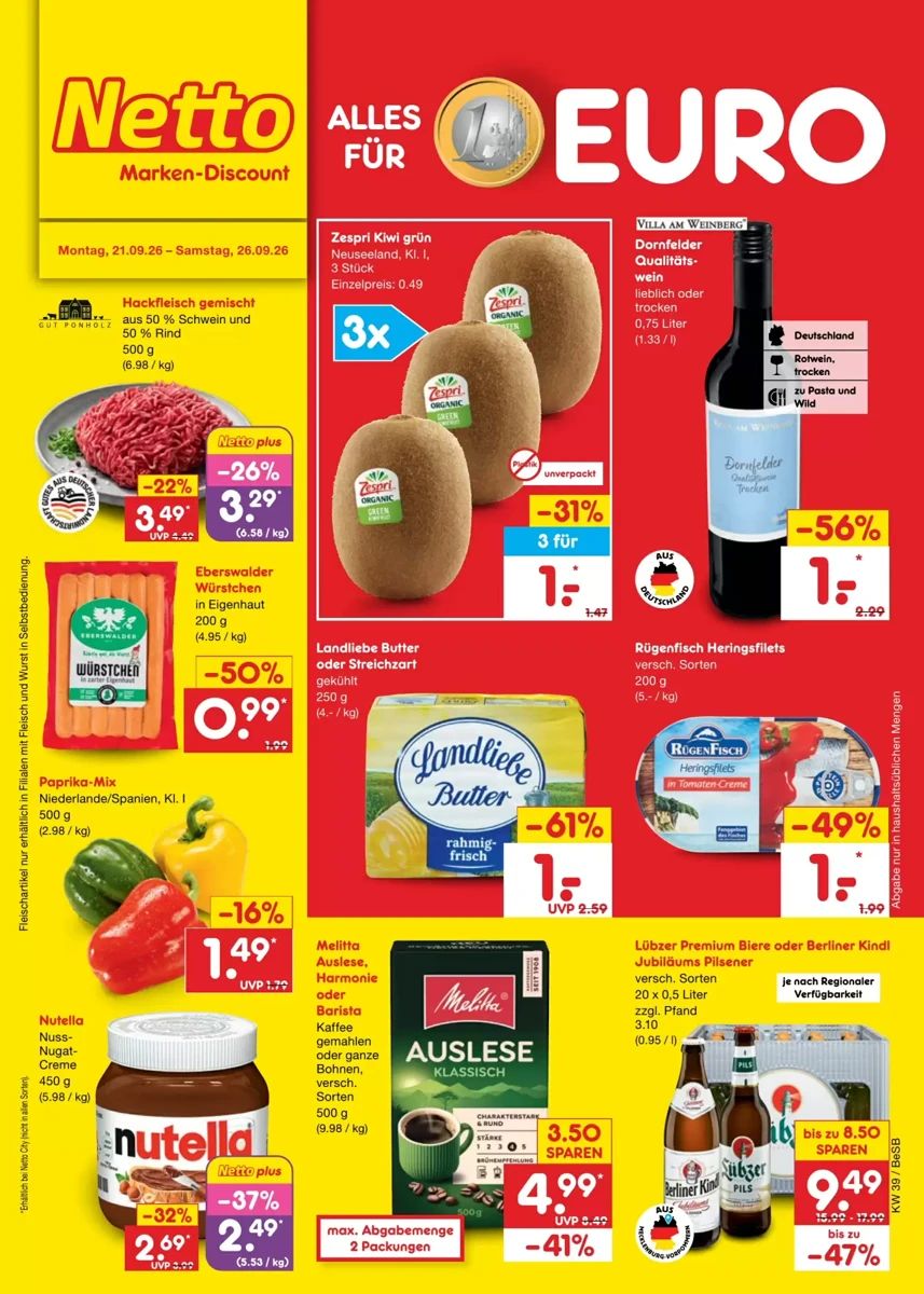 Prospekt Netto City, Seite 1 von 73