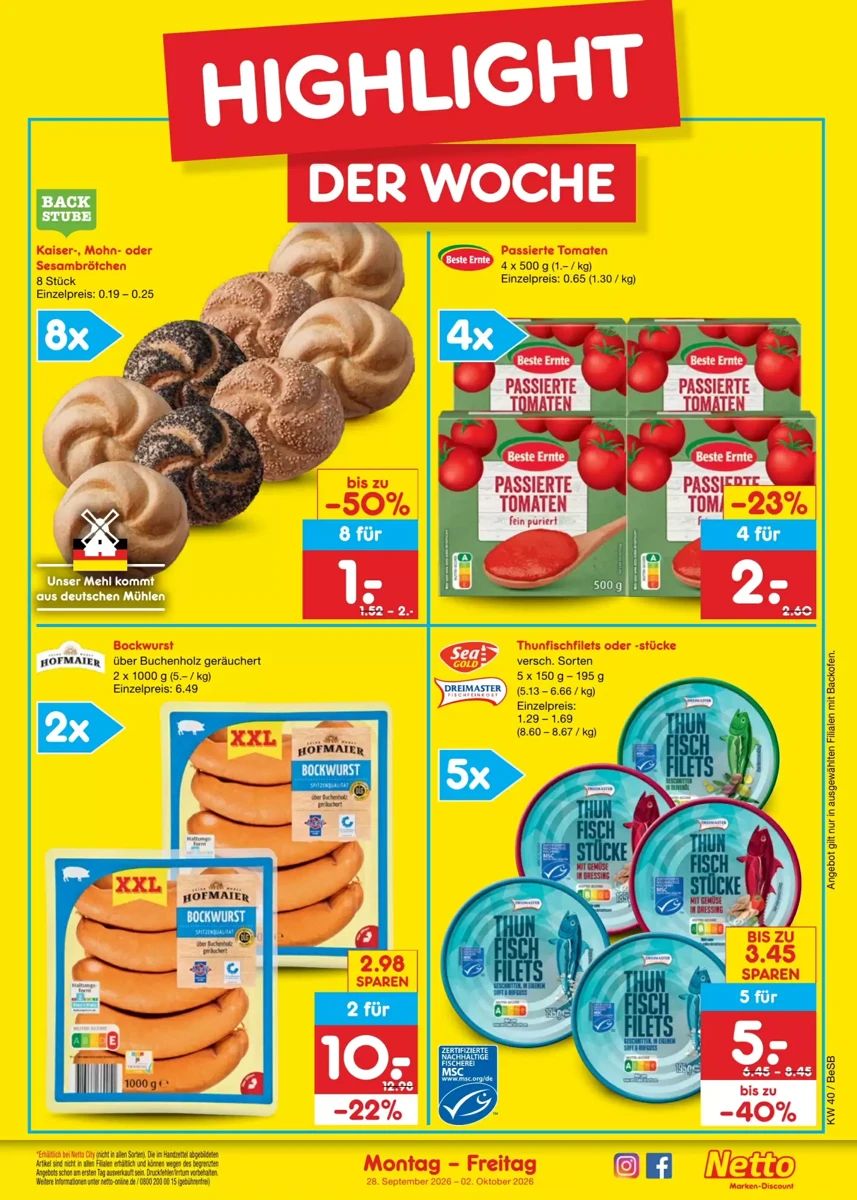 Prospekt Netto City, Seite 3 von 72