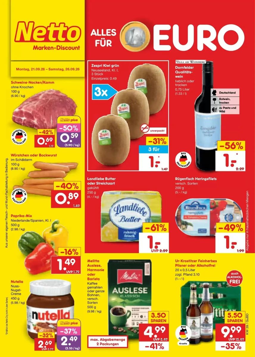 Prospekt Netto Marken-Discount, Seite 1 von 69