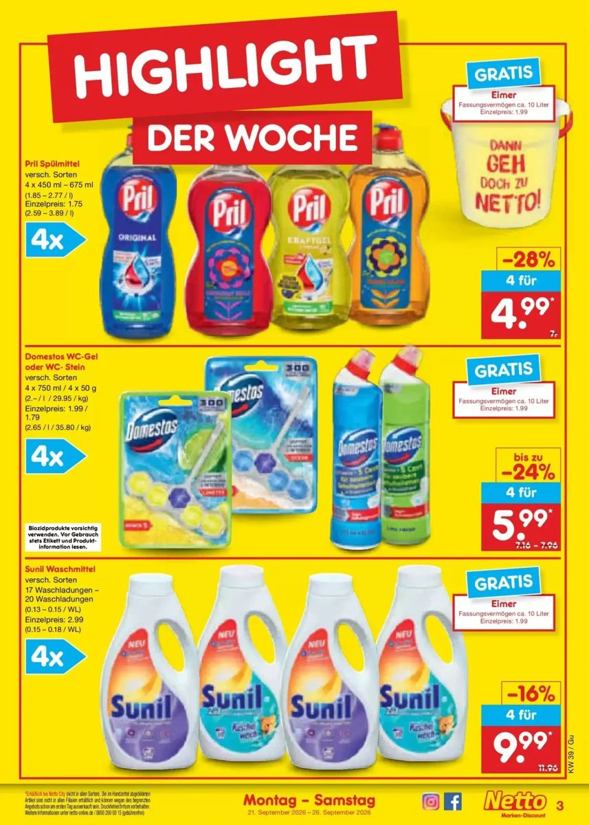 Prospekt Netto Marken-Discount, Seite 3 von 69