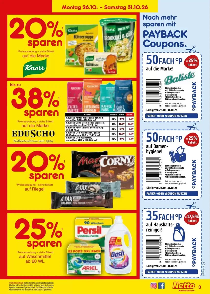 Prospekt Netto Marken-Discount, Seite 3 von 71
