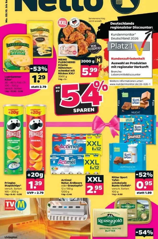 Titelseite des Prospekts von Netto, gültig 5–10 Oktober 2026
