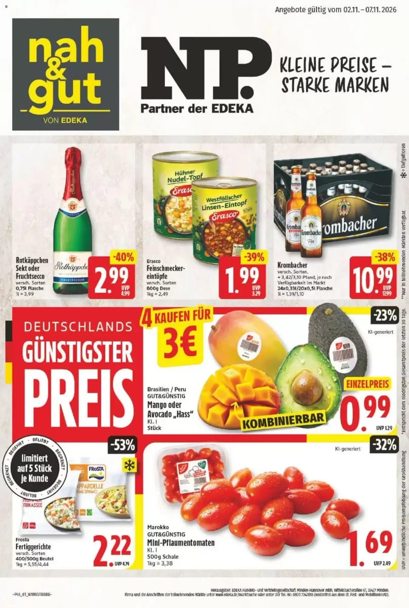 Prospekt NP Discount, Seite 1 von 15