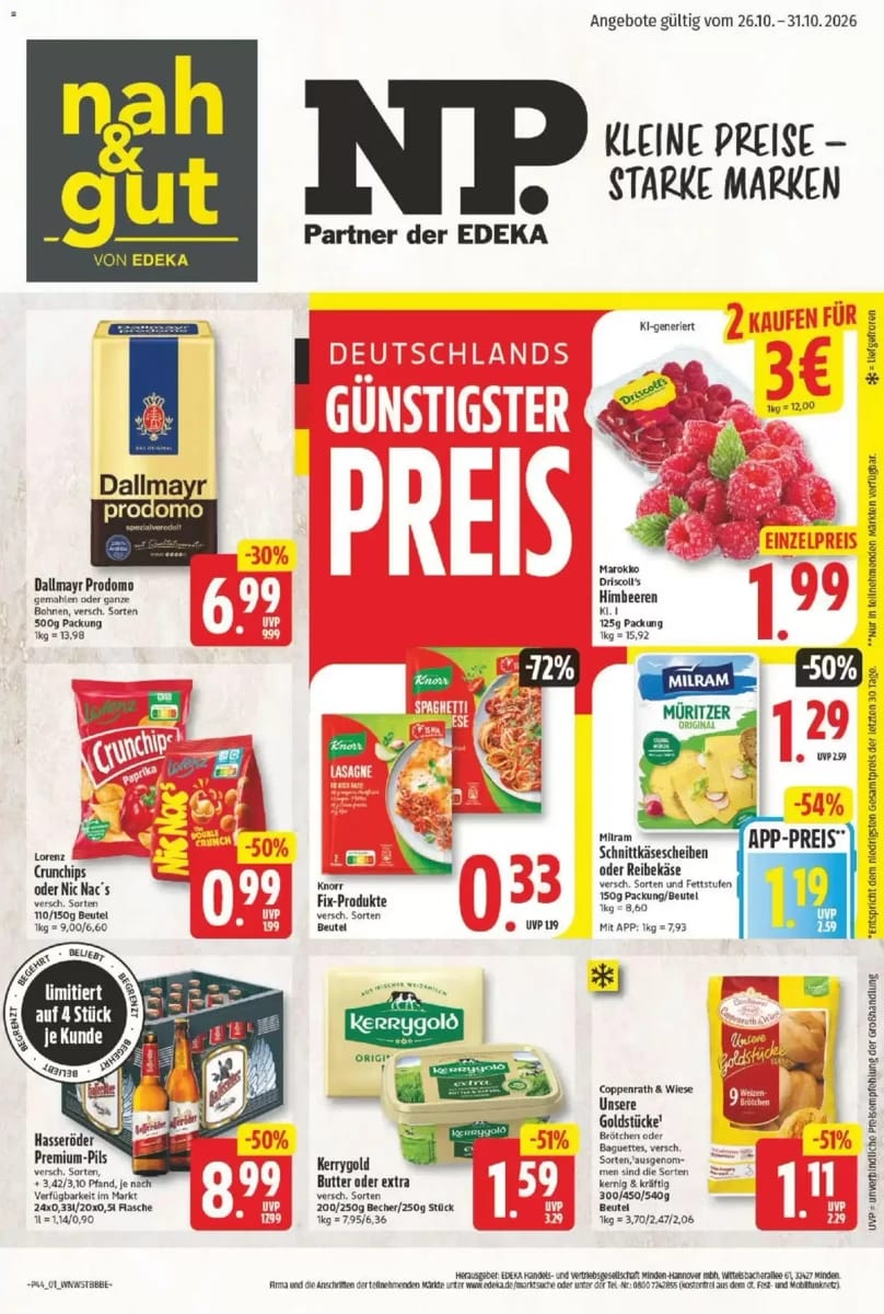 Prospekt NP Discount, Seite 1 von 15