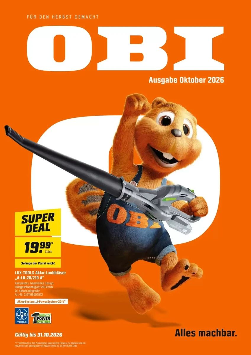 Prospekt Obi, Seite 1 von 12