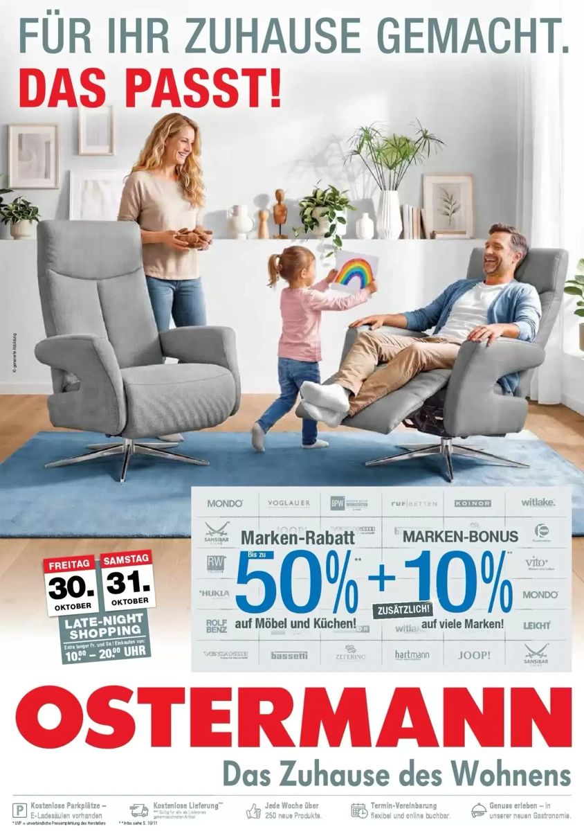 Prospekt Möbel Ostermann, Seite 1 von 11