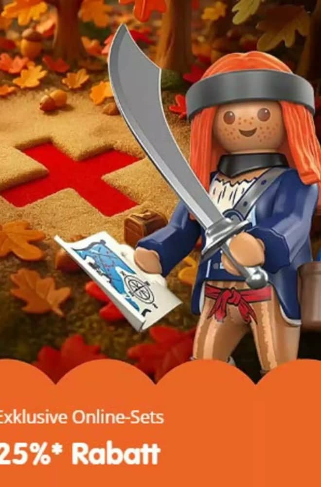 Titelseite des Prospekts von Playmobil, gültig 18–25 September 2026