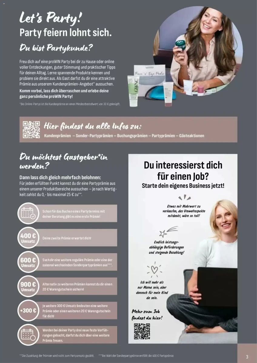 Prospekt ProWin, Seite 3 von 52