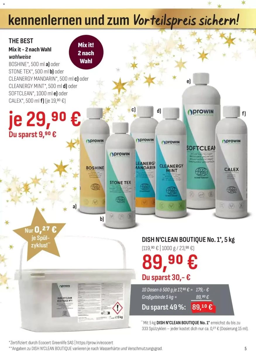 Prospekt ProWin, Seite 5 von 16