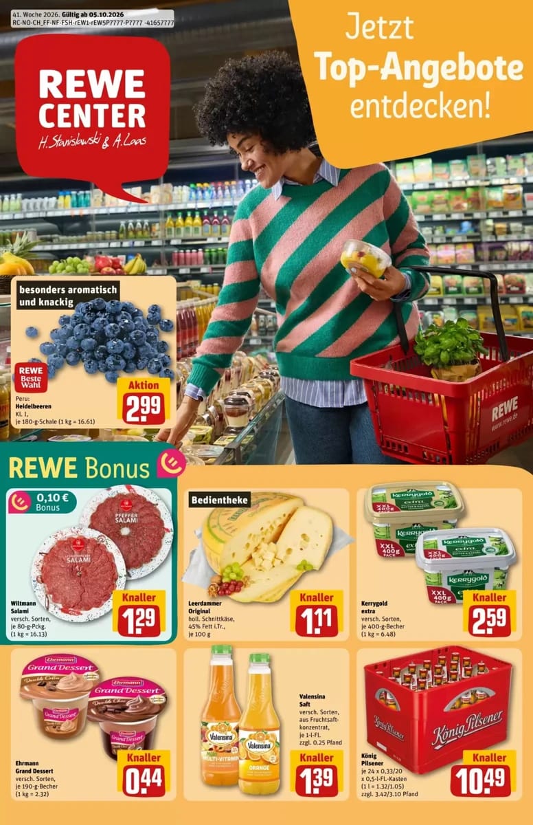 Prospekt Rewe Center, Seite 1 von 36