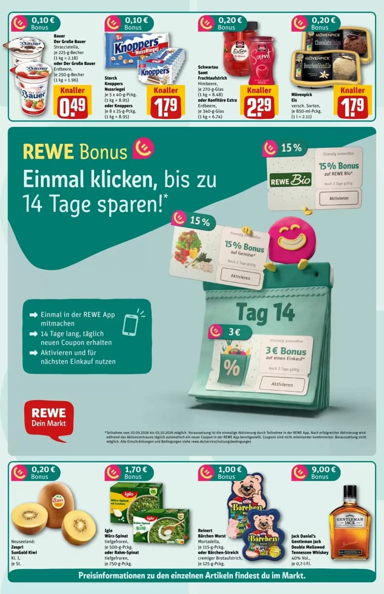 Prospekt Rewe Center, Seite 4 von 38