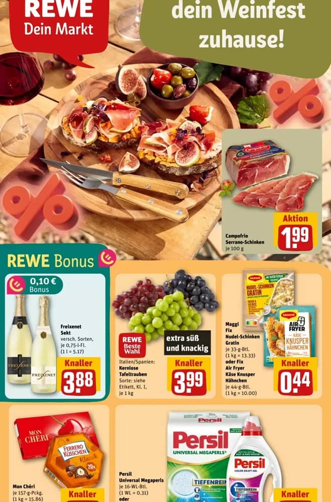 Titelseite des Prospekts von Rewe City, gültig 12–17 Oktober 2026