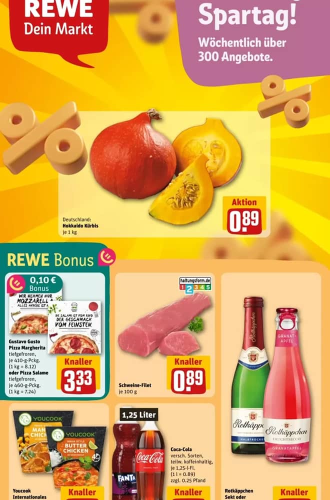 Titelseite des Prospekts von Rewe City, gültig 19–24 Oktober 2026