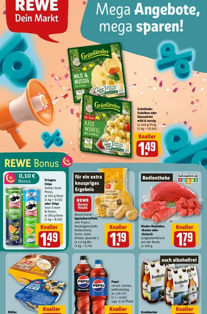 Titelseite des Prospekts von Rewe City, gültig 28. September 2026 – 4. Oktober 2026
