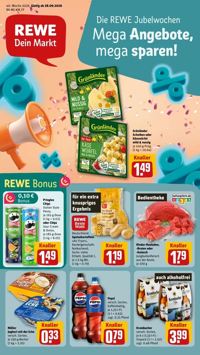 Prospekt Rewe City, Seite 1 von 20