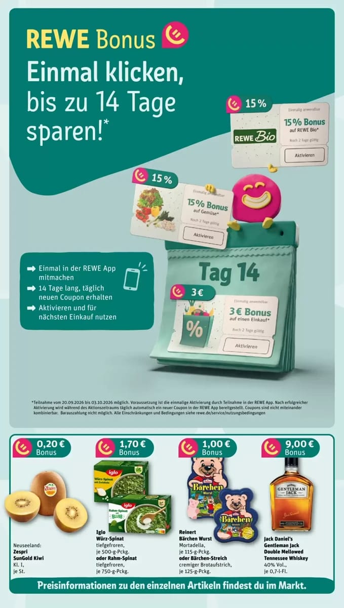 Prospekt Rewe City, Seite 3 von 20