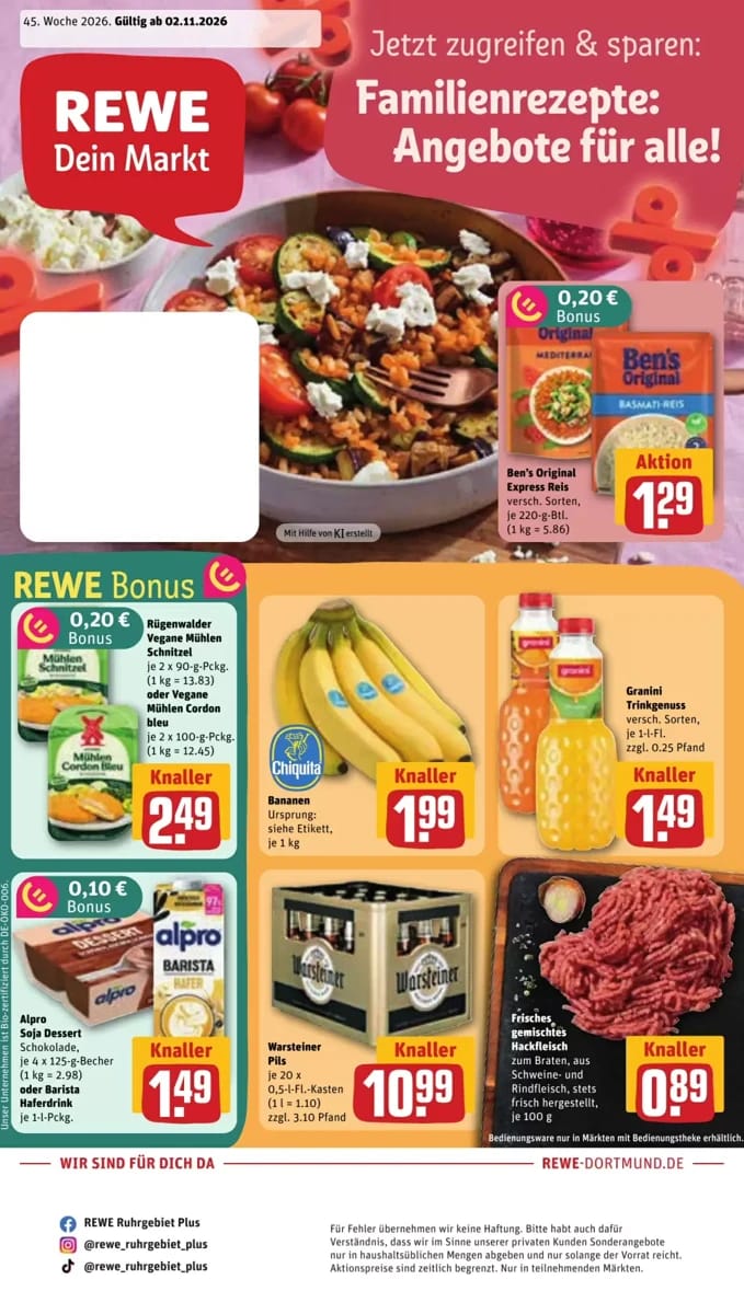 Prospekt Rewe, Seite 1 von 36