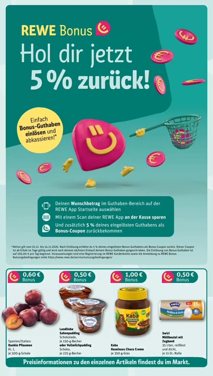 Prospekt Rewe, Seite 3 von 36