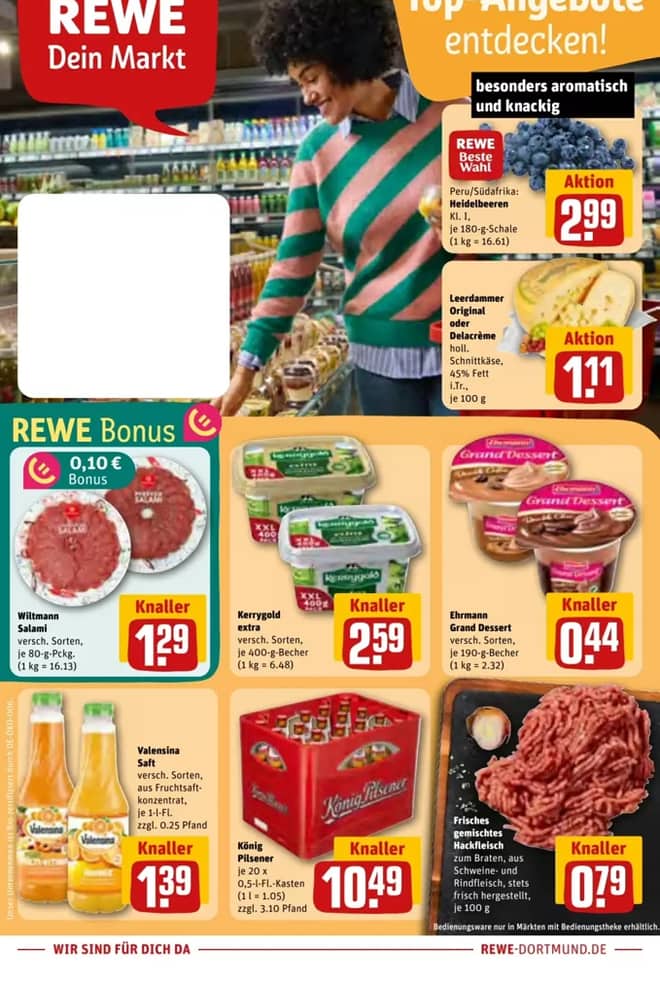 Titelseite des Prospekts von Rewe, gültig 5–11 Oktober 2026