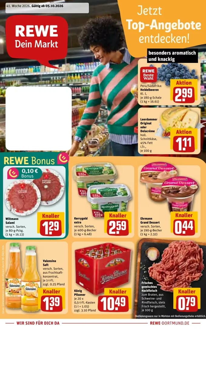 Prospekt Rewe, Seite 1 von 33