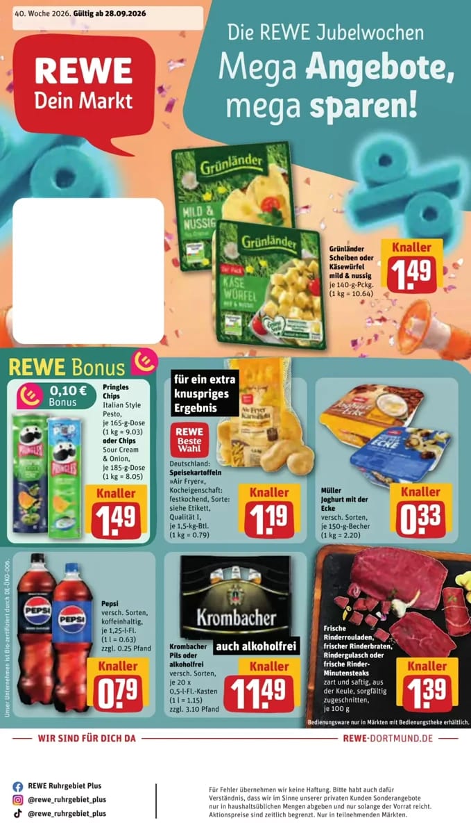 Prospekt Rewe, Seite 1 von 37